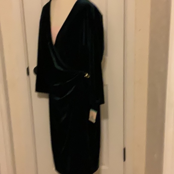 ANNE KLEIN Emerald Green Dress Size 16 NWT Retail $119 LAST ONE - Picture 1 of 6